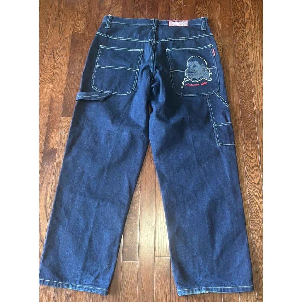 Fubu Platinum‎ Men's Fat Albert Carpenter Jeans 36x33 Vintage Y2K Hip Hop Skater